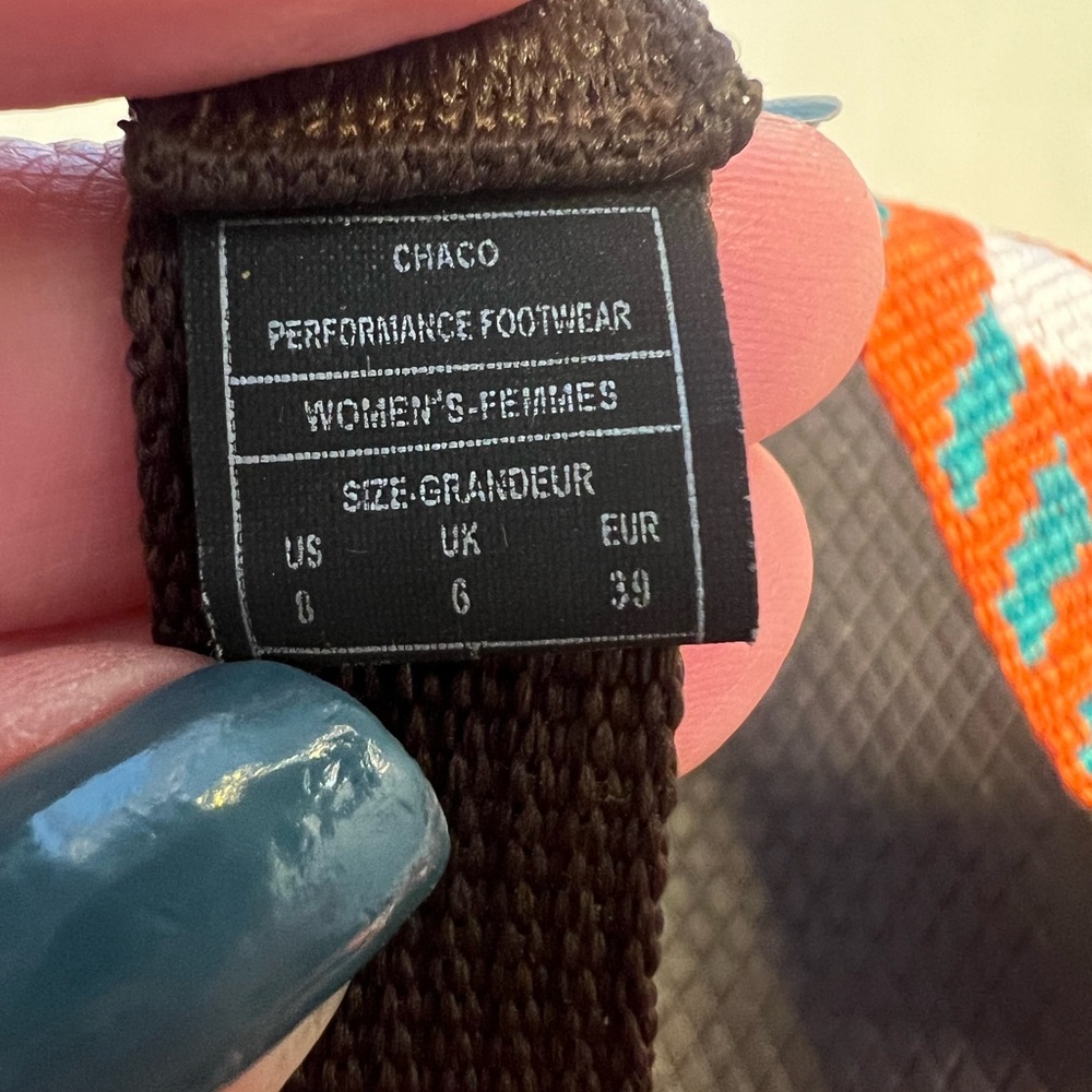 Chaco hiking strappy comfort sandals size 8 - Picture 2 of 11
